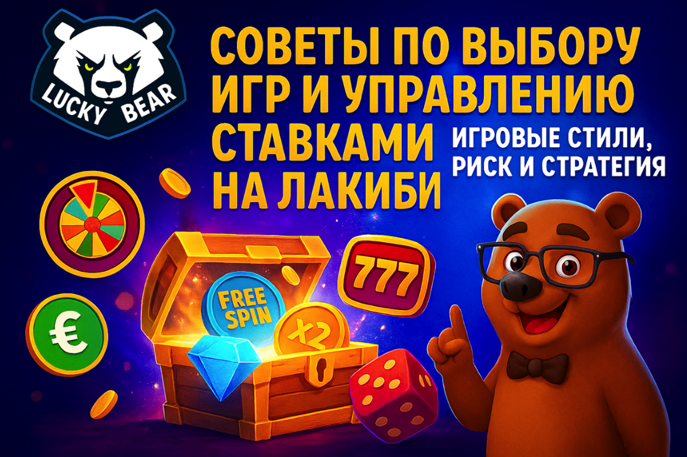 Советы по выбору игр и управлению ставками на лакибир: игровые стили, риск и стратегия